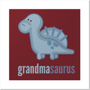 Grandmasaurus Shirt Family Dinosaur Shirt Set Posters and Art